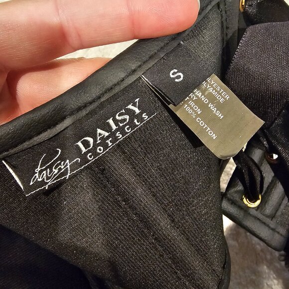 Daisy Corsets Faux Leather Spike Bra - Picture 5 of 5